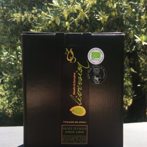 Huile d'olive fruité vert AOC