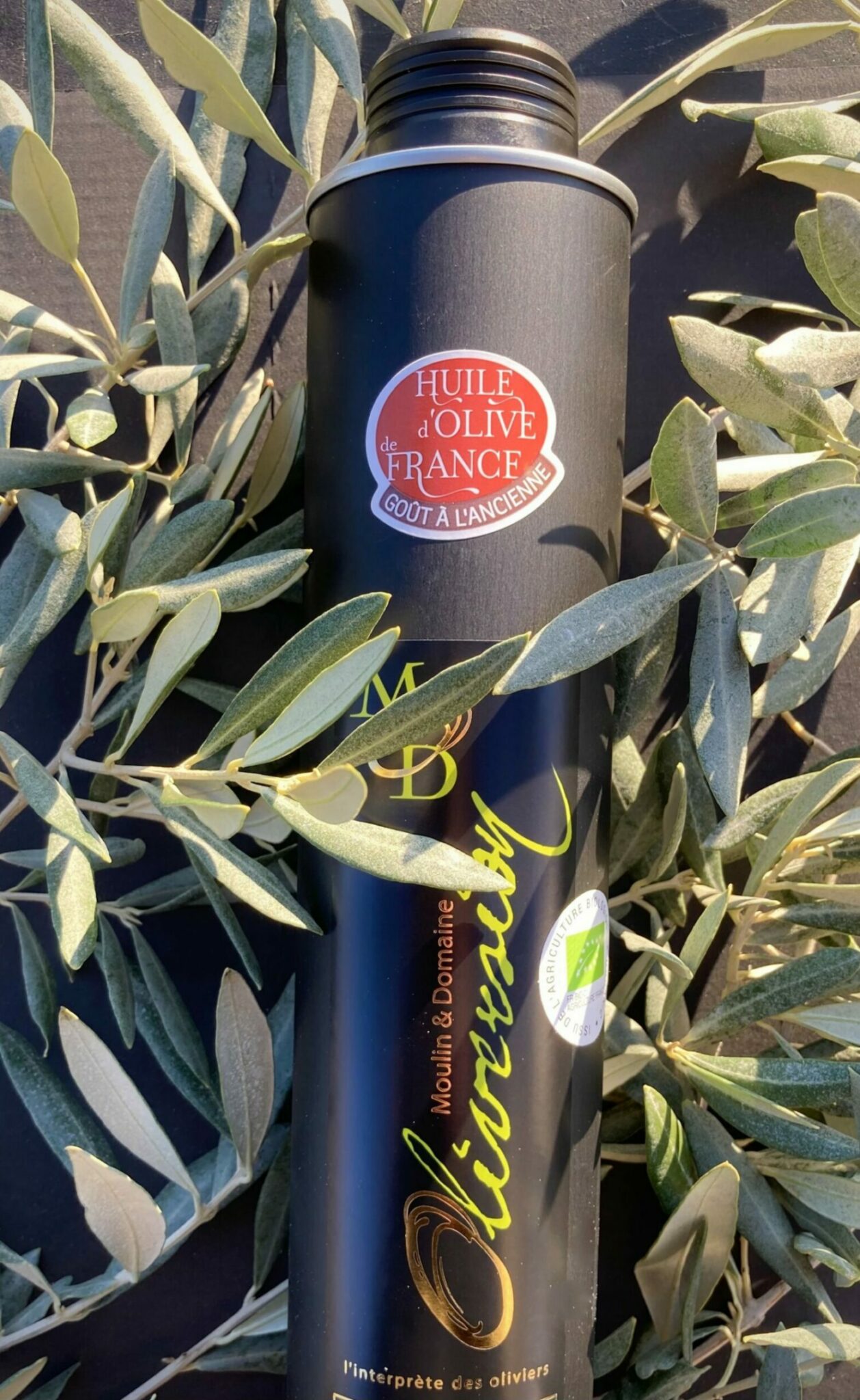 Huile d'olive "goût à l'ancienne" BIO 50 cl Oliversion Cucuron